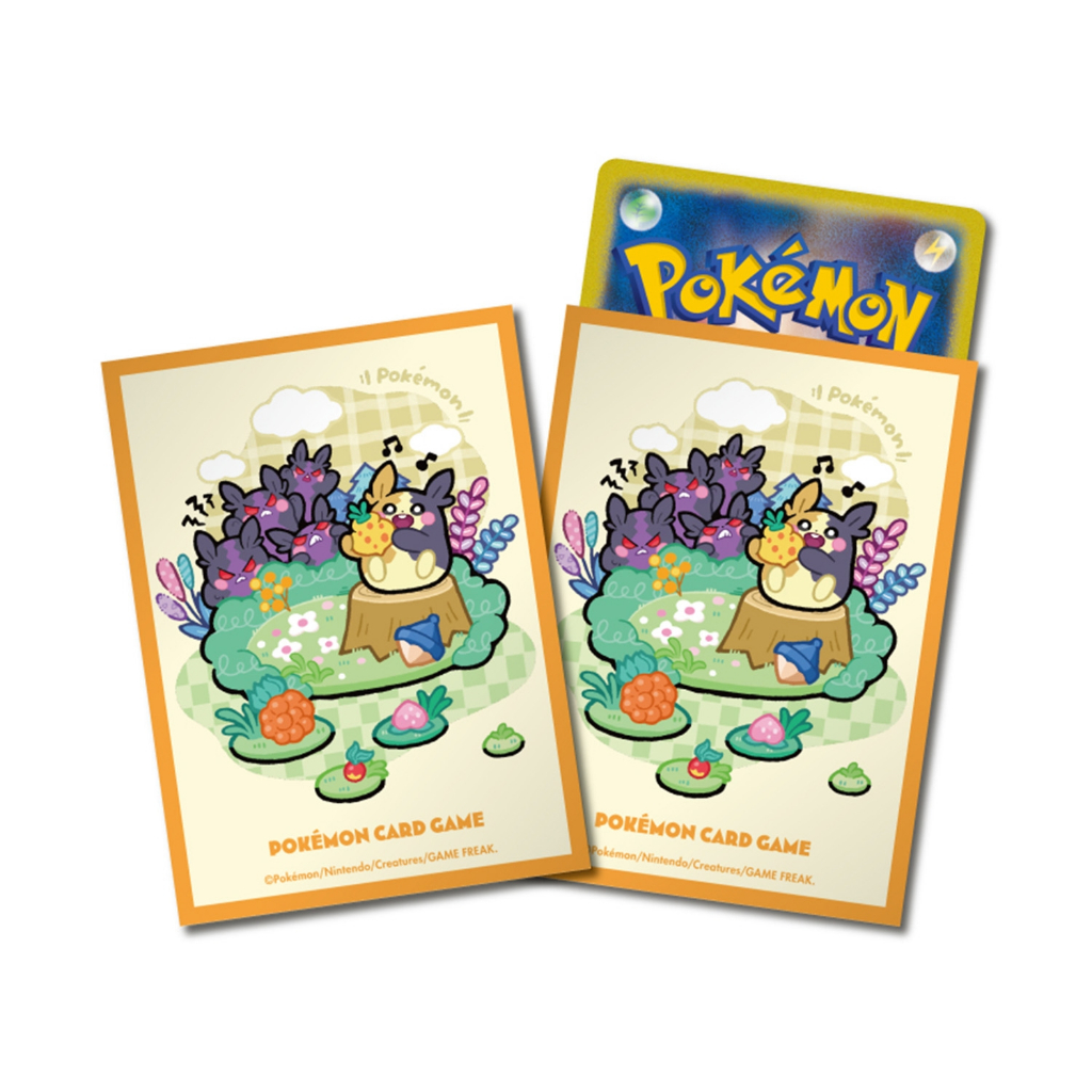 現貨【大黑屋】寶可夢 Pokemon 寶可夢中心限定 PTCG 莫魯貝可 第二層 卡套 64入
