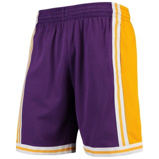 NBA Mitchell & Ness 湖人 Lakers 球迷版 球褲 1984-85 Swingman 短褲
