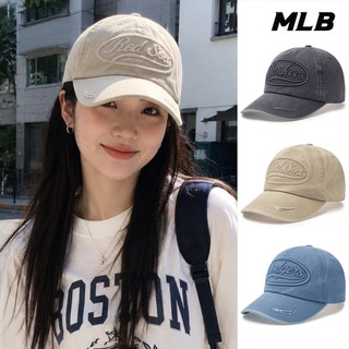 MLB 可調式軟頂棒球帽 Varsity系列 洋基/紅襪/道奇隊 (3ACPV135N-三款任選)【官方旗艦店】