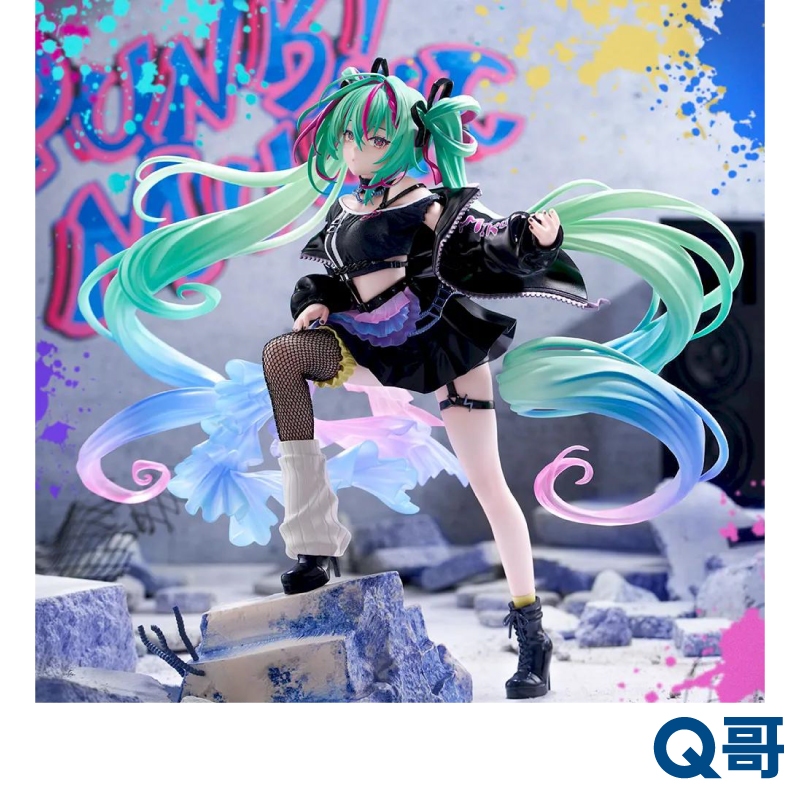 SEGA 景品 FIGURIZMα 初音未來 MIKU 龐克 公仔 模型 正版 原廠代理版 Q哥