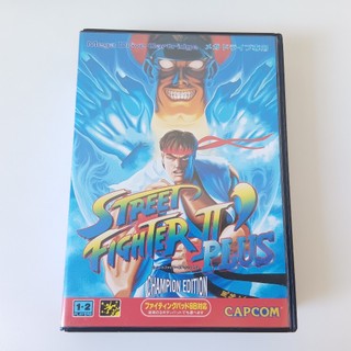 SEGA MD 快打旋風2 PLUS 加強版 Street Fighter II Plus 盒裝