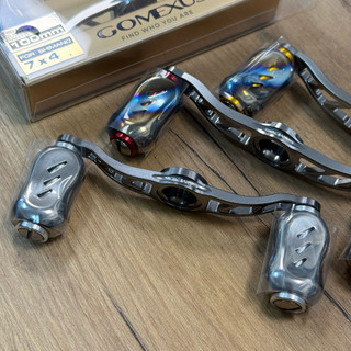 【LUREER】 GOMEXUS 鈦合金握丸把手組 <90/100mm> 路亞 小烏龜 雙軸捲線器 改裝