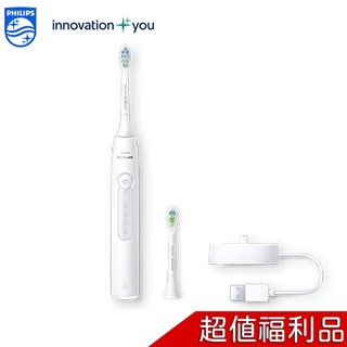 PHILIPS飛利浦 Sonicare舒適潔淨音波電動牙刷 HX5191 福利品 皓月白