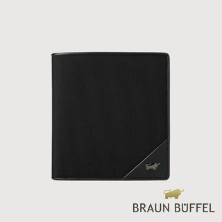 【BRAUN BUFFEL】瑞沃 13卡直立中夾-黑色(德國小金牛台灣總代理)/BF593-359-BK