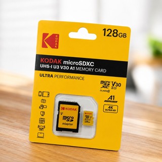 【水世界3C】KODAK 柯達 Micro SDXC 128G 支援4K A1 U3 V30 記憶卡