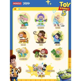 【預購】免運代購🎈 正版MINISO名創優品右右玩具總動員聯名潮玩盲盒 可愛yoyo醬桌面手辦公仔擺件 送人 生日禮物