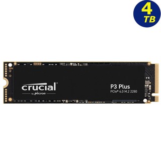 [福利品-整新] Crucial P3 plus 4TB NVMe PCIe M.2 SSD CT500P3PSSD8