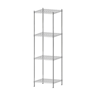 dayneeds 荷重型60x60x210四層插管電鍍波浪架 鐵架 層架 收納架 廚房架 置物櫃