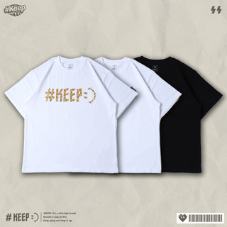 #KEEP LEOPARD PRINT LOGO TEE 豹紋LOGO 白灰 黑粉 白黃 印花 短TEE【KS354】