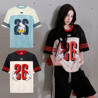 ADIDAS X DISNEY JERSEY TEE 米老鼠 米奇 唐老鴨 迪士尼 聯名款 宋雨琦 短T【KU310】