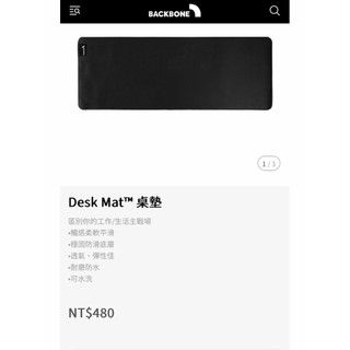 【BACKBONE椎座工學】Desk Mat™ 桌墊