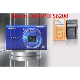 EN-EL12 副場充電器 相容 Nikon COOLPIX S6200 電池充電器 ENEL12 充電器 另有電池
