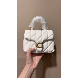✨［實拍］💗Coach 新款Tabby絎縫裝飾頂部手提把手袋 斜背包 側背包 手提包-三色任選