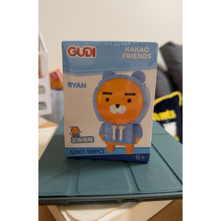 GUDI KAKAO friends Ryan 萊恩/積木公仔/玩具擺設