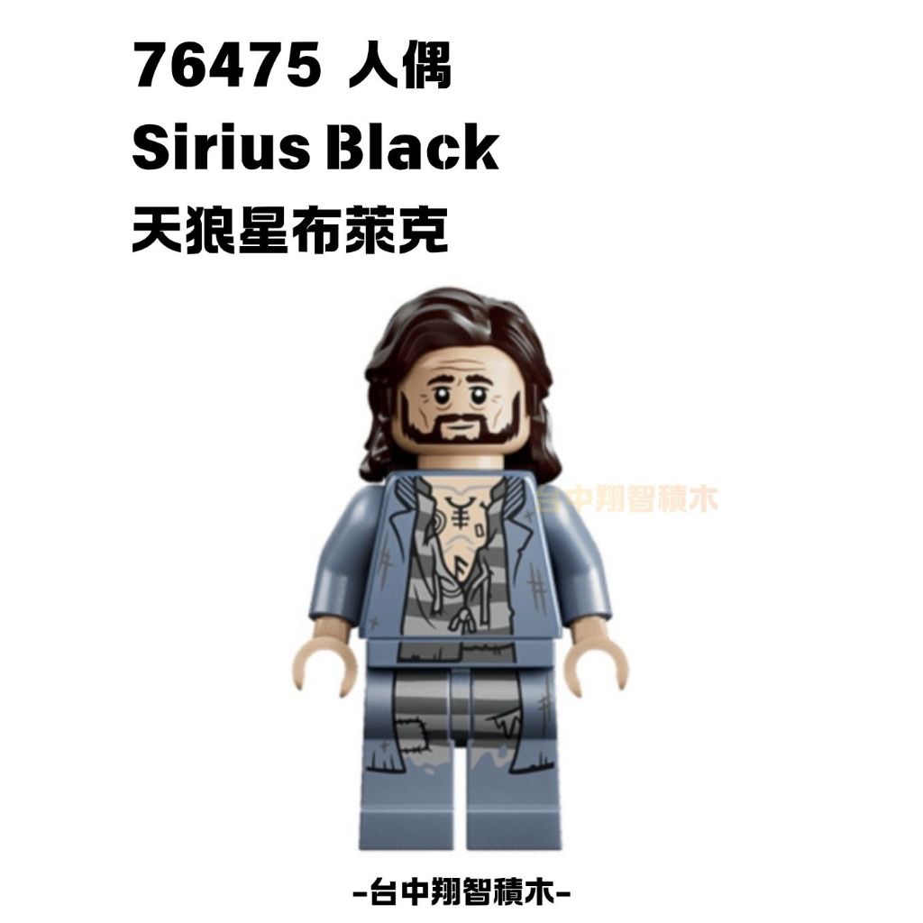 【-台中翔智人偶館-】LEGO 樂高 哈利波特 76475 人偶 天狼星布萊克