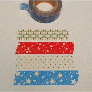 【mobisu】韓fruitfries．Twinkle Patterns 和紙膠帶