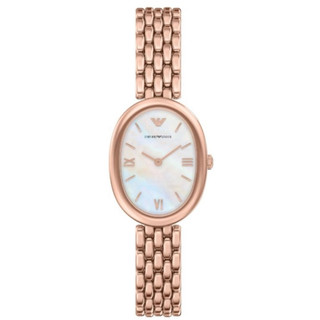 EMPORIO ARMANI 亞曼尼 優雅氣質珍珠母貝錶-女錶(AR11775)-34mm