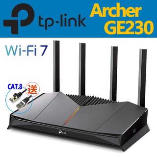 TP-Link Archer GE230 WiFi7 雙頻 2.5G 電競無線路由器 支援EasyMesh/遊戲加速