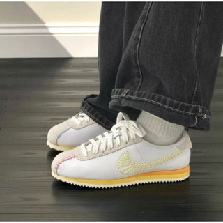 ☆CHIN代購☆Nike Cortez W 縫線奶油勾勾 皮革 女鞋 IQ1146-101 現貨