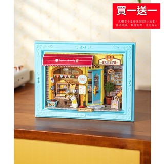 【 ArtLife 藝術生活 x DIY小屋 】Rolife若來 手作木質 DP001 貓咪烘焙屋 模型 隔日 現貨