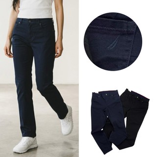 限時衝評 彈性褲頭 Nautica Jeans 女款 修身牛仔褲 高彈性 休閒褲 長褲 牛仔褲 帆船 男生可穿@1951