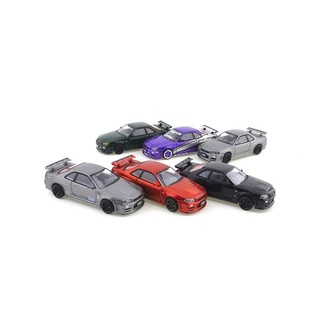玩具村 1:64 NISSAN 日產 GTR GT-R R34 1/64 合金車 DCT