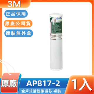 【3M 原廠公司貨】AP817-2 SS802 全戶式活性碳濾芯 水塔過濾器專用 10吋大胖替換濾心 裸裝無原廠盒