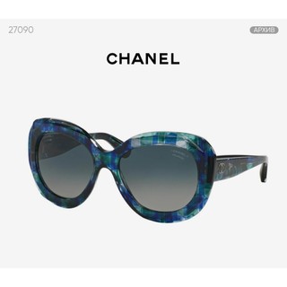 香奈兒CHANEL幻彩金色雙C logo太陽眼鏡/ 墨鏡/ 遮陽眼鏡