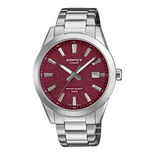 CASIO卡西歐 EDIFICE EFV-160D-4AV 運動風格賽車腕錶 紋理錶盤 紅面 40mm