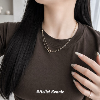 ✨Hello!Ronnie✨現貨316L通體鈦鋼項鍊 醫療鋼項鍊Link Harmony Necklace｜鍊語平衡項鍊