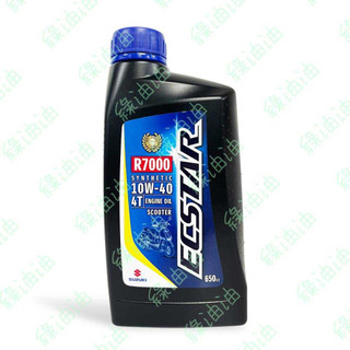 〔綠油油goo〕SUZUKI ECSTAR R7000 10W40 650ML 合成 機油 SUI Saluto