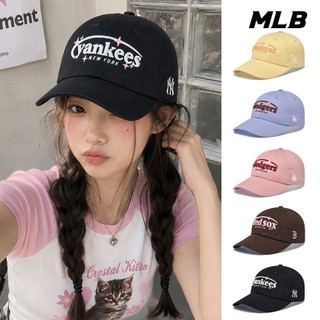 MLB 可調式軟頂棒球帽 Varsity 道奇/洋基/紅襪隊 (3ACPV246N-五款任選)【官方旗艦店】