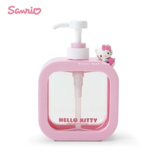 三麗鷗 【 SAS 日本限定 】凱蒂貓 KITTY 沐浴用品 按壓瓶 / 洗髮精瓶 /沐浴瓶 M SIZE 500ML