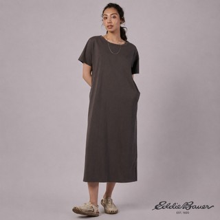【Eddie Bauer】女性 休閒運動洋裝-深咖 E-5DRA-1804