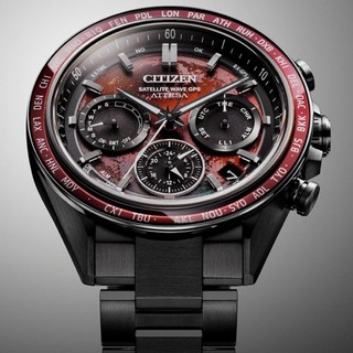 折扣私訊 CITIZEN 星辰ATTESA 血月限定款 通路限定 鈦 GPS衛星對時光動手錶 CC4077-71Z