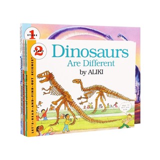 點讀版 Let s read and find out science 科學啟蒙之恐龍 Dinosaur 5冊 美式發音