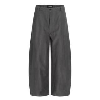 【BLAZE】Pinstripe Wide Trousers美式老錢風西裝闊腿褲 city boy 美式 韓系 男女同款