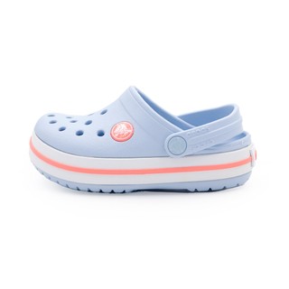 Crocs 卡駱馳 Crocband 洞洞鞋 防水 小童鞋 冰藍色/番石榴粉 S2565 (207005-4XQ)