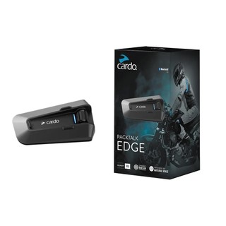 Cardo PACKTALK EDGE 安全帽通訊藍牙耳機 單入組 可支援到15人 8km對講距離 公司貨