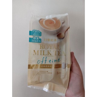 日本購入-「Royal Milk Tea Off Time」奶茶，主打低咖啡因且減糖 50%