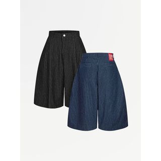 《🇻🇳VN SELECT 》【PUSH PUSH】PP PINSTRIPE JORT 條紋七分褲
