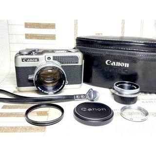 【跳蚤小舖子】 Canon Demi C + 50/2.8 + 28/2.8 可換鏡頭全機械底片半格機(EE17 參考)