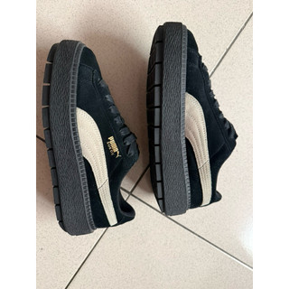 PUMA 鬆糕鞋24cm Platform Trace V Wns 麂皮 厚底
