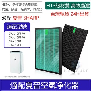 現貨🔥適用SHARP夏普DW-J10FT-W DW-J12FT-W抗菌型清淨除濕機HEPA濾網FZ-J10DFT