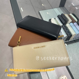 👉🏻SEEKERYOURS代購✨拉鍊一拉，整整齊齊🇸🇬新加坡品牌正品代購Charles&Keith 小CK拉鍊長夾 皮夾