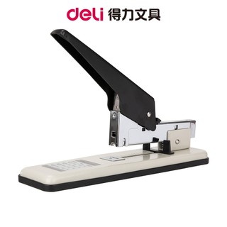 【Deli得力】重型釘書機/E0394/80張/適用針種(23/6)(23/13)【超取蝦皮限購1台】｜訂書機
