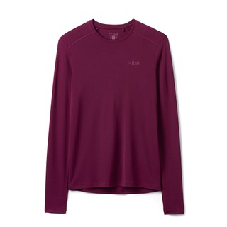 (女)【RAB】Force LS Tee 長袖防曬抗臭排汗衣-桑葚紫/暴風藍 RQCC23MUL/RQCC23TMB