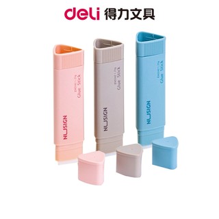 【Nusign紐賽】三角形口紅膠/混色出貨/21g/ENS142｜固體膠 膠水 黏貼文具 學生文具 文具