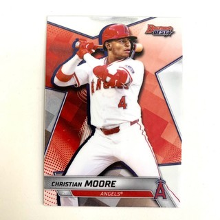 2025 Topps Bowman's Best Christian Moore 天使隊 球員卡 棒球卡