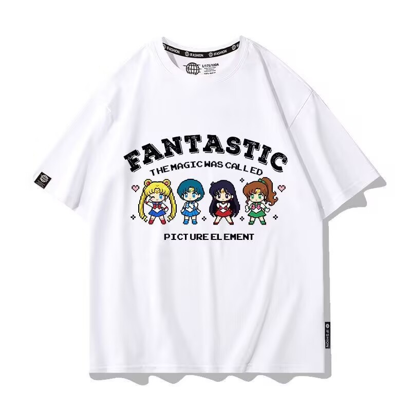🚀現貨秒出+新款花色+全店現貨🚀美少女戰士T卹女短袖夏火野麗水冰月週邊休閒百搭ins衣服